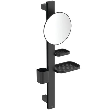 Ideal Standard Alu+ spejl- og hyldesystem small Silk Black - 1