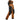 Snickers stretch arbejdsbukser i slim fit m. hylsterlommer 6241 brun/sort str. 44 - 3