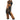 Snickers stretch arbejdsbukser i slim fit m. hylsterlommer 6241 brun/sort str. 44 - 4