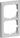 FUGA ramme Softline 63 2 modul lysegrå - 1
