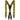 Snickers Logo elastiske seler 9064 gul/sort one-size - 1