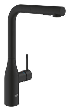 GROHE Essence etgrebs køkkenarmatur 204 mm L-tud dual spray Phantom black - 1