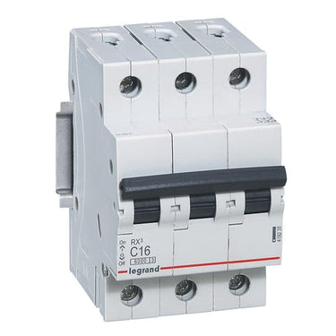 RX³ MCB automatsikring C16 3pol 3M 6000A - 1