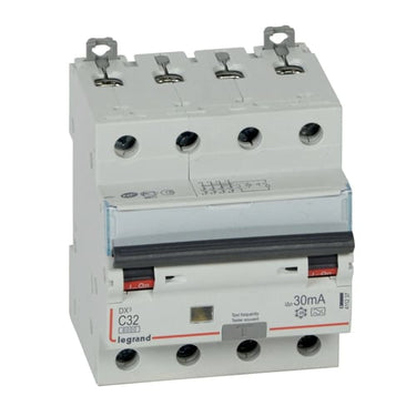DX³ RCBO kombiafbryder C32 4pol 30mA type-A 4M 6000/6KA - 1