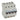 TX³ MCB automatsikring C50 4pol 4M 6000/6KA - 1