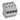 TX³ MCB automatsikring C25 4pol 4M 6000/6KA - 1