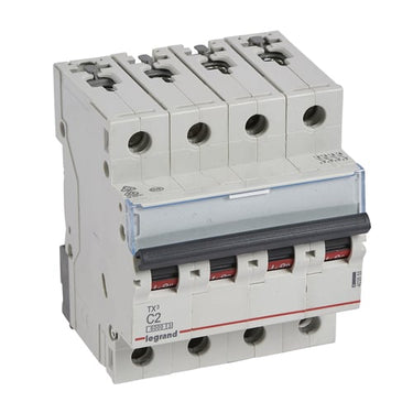 TX³ MCB automatsikring C2 4pol 4M 6000/6KA - 1