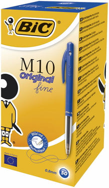 Kuglepen Bic Clic blå Fine M10 51600 - 1