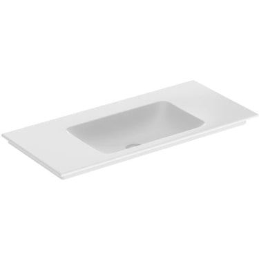 Geberit ONE håndvask 105 x 48 cm u/hanehul hvid/KeraTect - 1