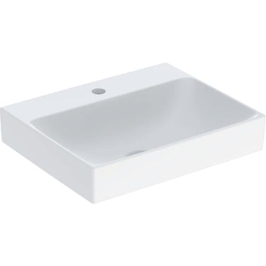 Geberit ONE håndvask 50 x 41 cm m/hanehul hvid/KeraTect - 1