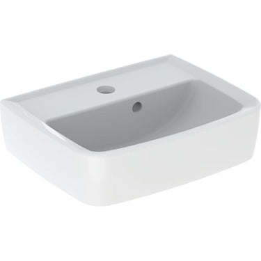 Geberit Bastia håndvask 40 cm firkantet hvid - 1