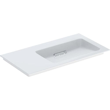 Geberit ONE håndvask 90 x 48 cm u/hanehul hvid/KeraTect blank hvid - 1