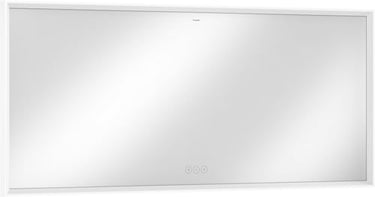 hansgrohe Xarita E Spejl med LED-lys 1600/50 kapacitiv berøringssensor mat hvid - 1