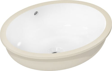 hansgrohe Xuniva D underlimet håndvask 450/350 u/hh m/overlø hvid - 1