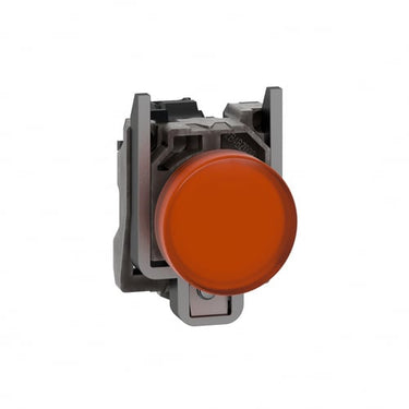 Lampe komplet orange 230-240 VAC med LED - 1