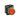 Harmony lampetryk komplet med LED og plan trykflade med fjeder-retur i orange farve 24VAC/DC forsyning 1xNO+1xNC XB5AW35B5 - 1