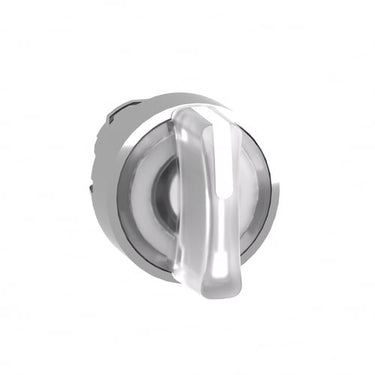 Harmony drejegreb i metal for LED med 3 positioner og fjeder-retur til midt i hvid farve - 1