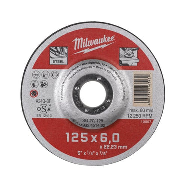 Slibeskive Metal Std 125x6mm - 1
