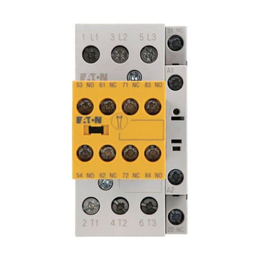 Sikkerhedskontaktor 380 V 400 V: 11 kW 2 NO 3 NC RDC 24: 24 - 27 V DC DC operation skrueklemmer med spejl kontakt. kontaktor DILMS25-23(RDC24) - 1