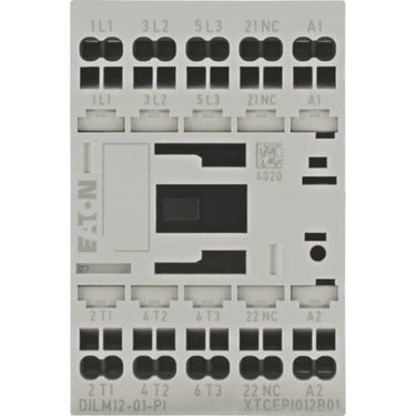 Kontactor 3 pol 380 V 400 V 5.5 kW 1 NC 24 V DC DC operation push in klemmer kontaktor DILM12-01(24VDC)-PI - 1
