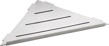 KRISS Athena hjørnebrusehylde 297x210x150mm m/forkant pol rf stål stål - 1