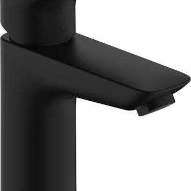 hansgrohe Logis 1-grebs håndvaskarmatur 100 m/løft-op bv mat sort - 1