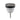 Unite bundventil med stor prop push-open 1 1/4" forkromet - 1