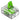 WAGO GREEN Fjedersamlemuffe med vippepal 2 polet - 2