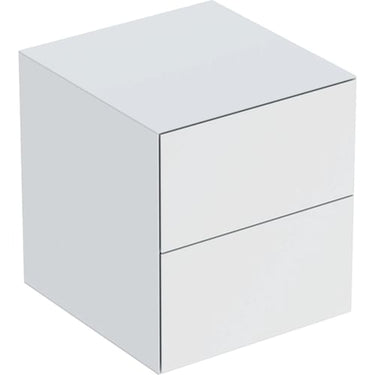 Geberit ONE sideskab to skuffer 450 x 470 x 492 mm hvid - 1