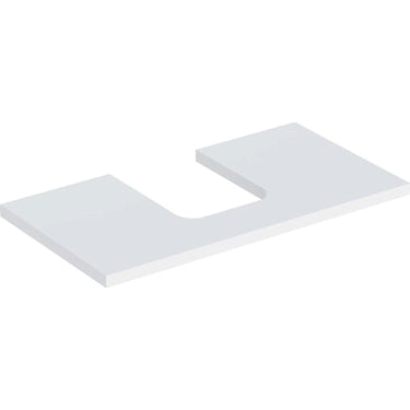 Geberit ONE bordplade t/håndvask udskæring midt 90 x 3 x 47 cm hvid - 1