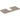 Geberit ONE bordplade t/håndvask udskæring midt 105 x 3 x 47 cm nød - 1