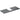 Geberit ONE bordplade t/håndvask udskæring midt 120 x 2 x 47 cm sort - 1