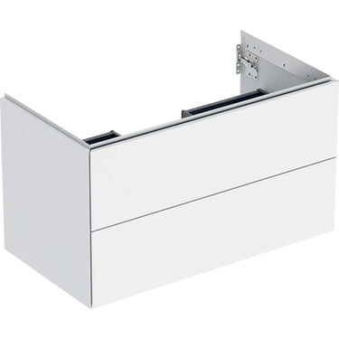 Geberit ONE underskab t/håndvask to skuffer 900 x 504 x 470 mm hvid mat - 1