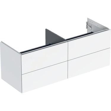 Geberit ONE underskab t/håndvask fire skuffer 1350 x 504 x 470 hvid blank - 1