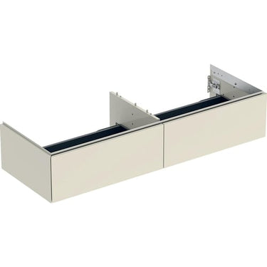 Geberit ONE underskab t/håndvask to skuffer 1350 x 266 x 470 mm lakeret blankpol. - 1