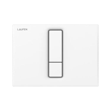 LAUFEN LIS AW101 betjeningsplade Duo hvid - 1
