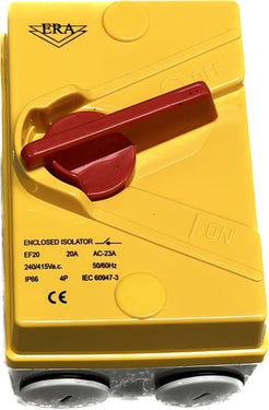 Sikkerhedsafbryder 20A 3P+N Gul - 1