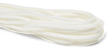 Flisesnor 3 mm 10 meter hvid pp - 1