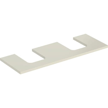 Geberit ONE bordplade t/håndvask dob. udskæring 135 x 3 x 47 cm lakeret blankpol. - 1