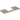 Geberit ONE bordplade t/håndvask udskæring midt 120 x 3 x 47 cm nød - 1