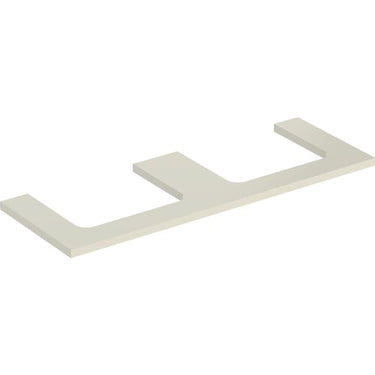Geberit ONE bordplade t/håndvask dob. udskæring 135 x 3 x 47 cm lakeret blankpol. - 1