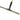 Gulvskraber af naturgummi 45cm bred med gevind - 4