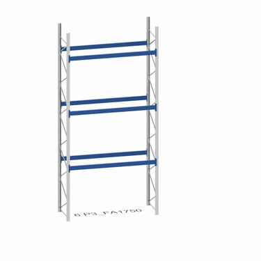 BITO Pallereol grundsektion P3 6000mm 3 bjælkelag 2700mm 1800kg. - 1