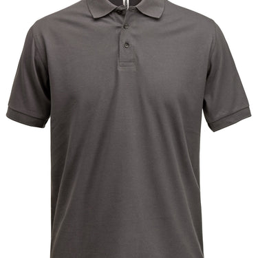 Poloshirt 1-1724 mørk grå M - 1