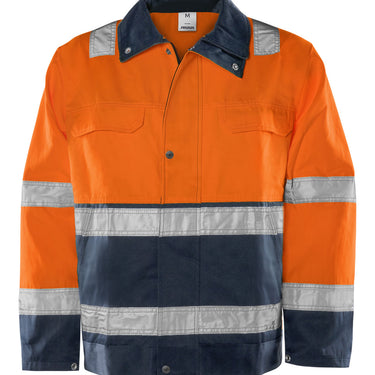 HI VIS Jakke KL3 4794 orange/marine XS - 1