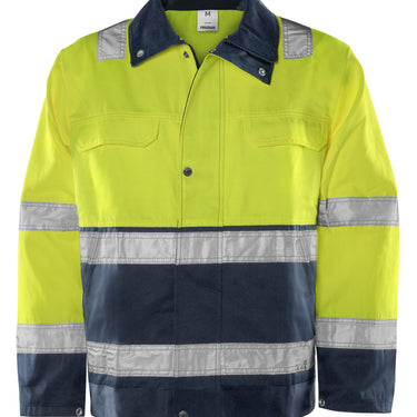 HI VIS Jakke KL3 4794 gul/marine M - 1