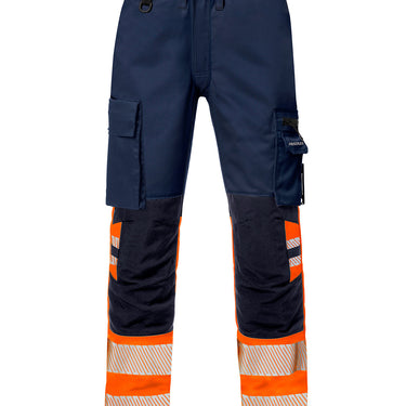 Stretch bukser kl.1 2705 Hi-Vis orange/marine str C62 - 1