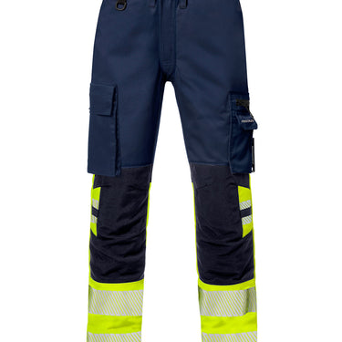 Stretch bukser kl.1 2705 Hi-Vis gul/marine str D96 - 1
