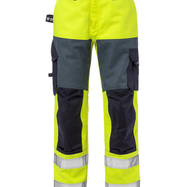 Flame HiVis Bukser 125940 Gul/Mar. C148 - 1