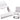 Dataudtag Clicfit 2x keystone hvid - 1